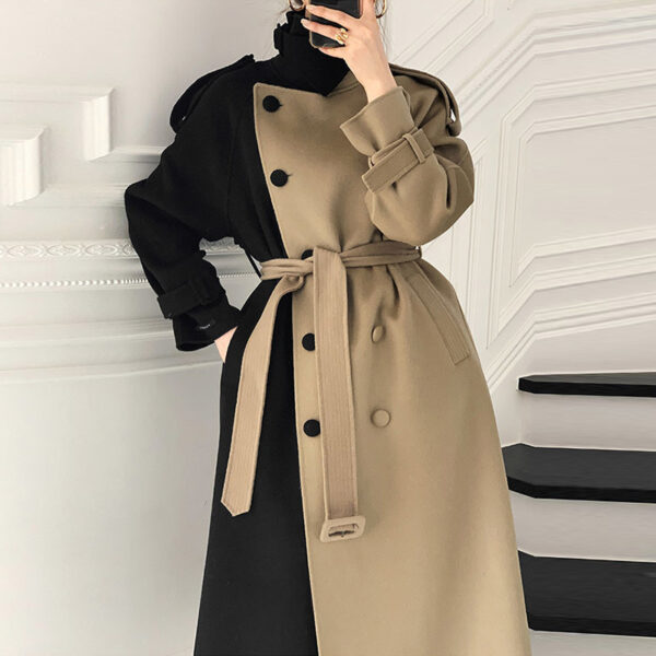 'Blondie' Contrast Trench