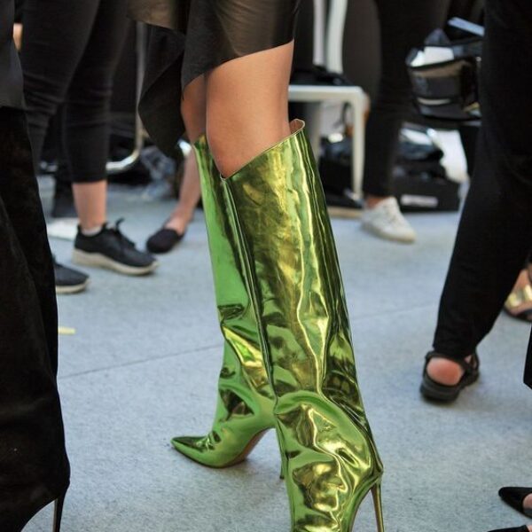 'Green Goblin' Heeled Boot