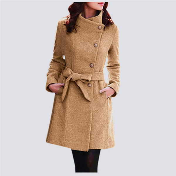 'Busy Bee' Wool Trench