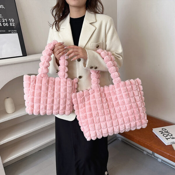 'Rene' Plush Tote Bag