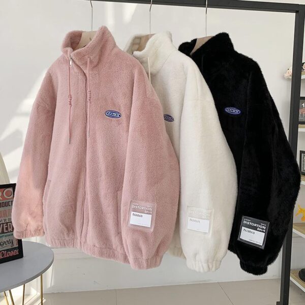 'Starlight' Oversized Fleece-lined Zip