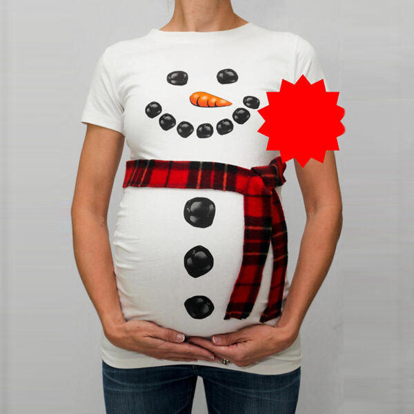 'Snow Woman' Maternity Top